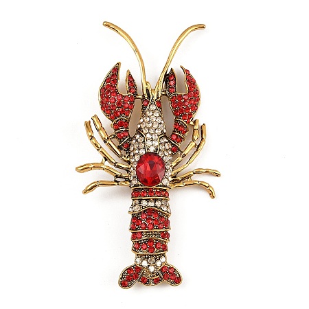 Ocean Series Alloy Rhinestone Brooch JEWB-K026-01A-1