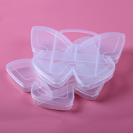 9 Grids Butterfly Shape Plastic Organizer Boxes ANIM-PW0001-116-1