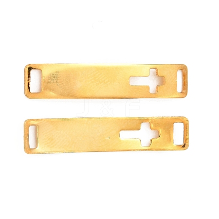 201 Stainless Steel Connector Charms STAS-D244-31G-E-1