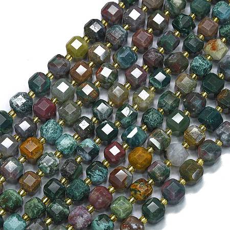 Natural Bloodstone Beads Strands LS-G-K389-A56-01-1