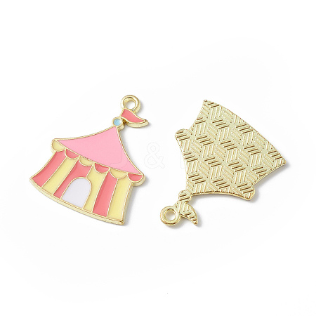 Circus Theme Alloy Enamel Pendants ENAM-P246-02C-1