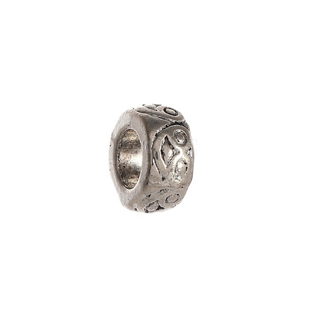 Tibetan Alloy European Beads FIND-WH0291-41AB-39-1