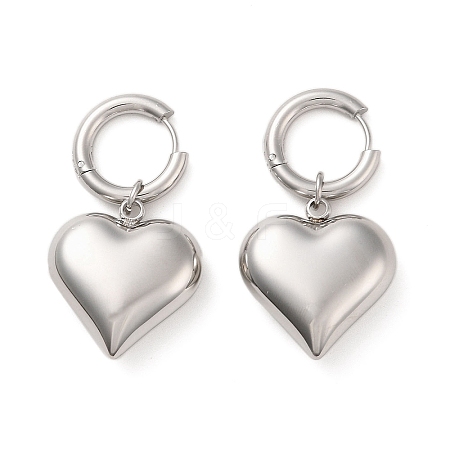 Non-Tarnish 304 Stainless Steel Pendant Earrings EJEW-R160-02P-1