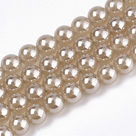 Natural Dyed Agate Beads Strands G-N326-12A-01-1