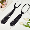 2Pcs 2 Styles Polyester Necktie for Unisex AJEW-OC0014-24-4
