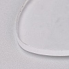 Transparent Blank Acrylic Pendants TACR-WH0002-06-2