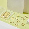 10 Pairs Brass Huggie Hoop Earrings EJEW-ME0001-08G-4