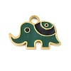 Ion Plating(IP) 304 Stainless Steel Enamel Charms FIND-Q111-02G-02-1