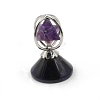 Natural Amethyst Rotatable Merkaba Star Figurines PW-WG54158-01-1