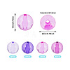20Pcs 4 Colors Transparent Acrylic Beads MACR-TADJ0001-02A-4