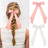 Big Bowknot Polyester Alligator Hair Clips AJEW-CP0008-42B-01-1