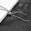 Non-Tarnish Adjustable 304 Stainless Steel Slider Necklaces NJEW-L156-003P-4