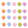 Gradient Style Resin Cabochons CRES-CJ0001-18-3