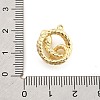 Brass Micro Pave Cubic Zirconia Pendants KK-M321-01G-G01-3