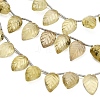 Natural Lemon Quartz(Heated) Carved Beads Strands GG-CBA0C95-E05-2