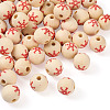 Natural Wooden Beads WOOD-TAC0010-02A-3