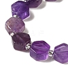 Natural Amethyst Beads Strands G-P534-A13-02-4