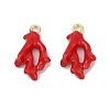 Alloy Enamel Pendants FIND-M081-01G-1