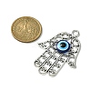 Blue Evil Eye Alloy Big Pendants PALLOY-JF02358-01-2