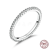 Anti-Tarnish Rhodium Plated 925 Sterling Silver Finger Rings RJEW-FF0008-008P-17mm-2