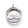 316 Surgical Stainless Steel Diffuser Locket Pendants STAS-H342-69P-1
