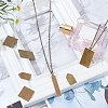 40Pcs 4 Style Metal Tags KK-SC0002-08-6