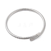 304 Stainless Steel Spring Bangles for Women BJEW-Z086-01P-01-4