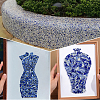 200G 4 Styles Porcelain Mosaic Tiles PORC-SP0001-12-5