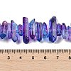 Natural Dyed Quartz Beads Strands G-G791-14Q-3