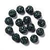 Pave Disco Ball Beads X1-RB-A130-10mm-19-2