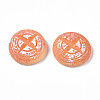 Opaque Epoxy Resin Cabochons X-CRES-S358-59-2