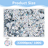 100G PVC Paillette Beads DIY-DC0003-71A-2