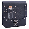 Rectangle PU Leather Medieval Waist Belt Bag with 2Pcs Glass Potion Bottles AJEW-WH0696-575B-1