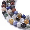 Natural Mixed Gemstone Beads Strands G-F668-08-4mm-4