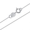 925 Sterling Silver Box Chain Necklaces NJEW-BB35180-A-18-4