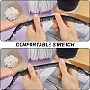 1 Roll 2-Layer Nylon Pleated Elastic Lace Trim OCOR-GF0003-73B-6