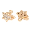Brass Micro Pave Cubic Zirconia Pendants KK-L261-03G-2