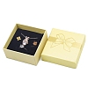 Bowknot Print Kraft Paper Cardboard Jewelry Necklace Gift Boxes PW-WGA2DD4-05-1