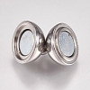 Tarnish Resistant 304 Stainless Steel Magnetic Clasps X-STAS-G173-05P-10mm-3