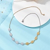 304 Stainless Steel Strawberry Link Chain Necklaces for Women NJEW-JN05804-03-1
