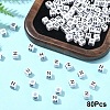 Acrylic Horizontal Hole Letter Beads OACR-YW0002-08N-1