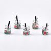 Glass Bottle Pendants GLAA-S181-04B-1