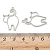 Alloy Open Back Bezel Pendants X-FIND-L025-02P-3