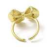 Brass Cuff Rings for Women RJEW-D026-02G-3