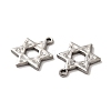 Non-Tarnish 304 Stainless Steel Pendants STAS-Q001-02P-3