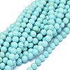 Natural Magnesite Beads Strands G-F604-04-6mm-2