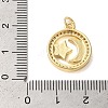 Brass Micro Pave Cubic Zirconia Pendants KK-K385-125G-3