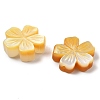 Natural Yellow Shell Carved Beads SSHEL-Z002-02C-2