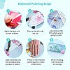 DIY 5D Diamond Painting Halloween Canvas Kits DIY-P060-03-6