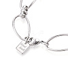 Brass Chain Bracelets BJEW-N032-01P-3